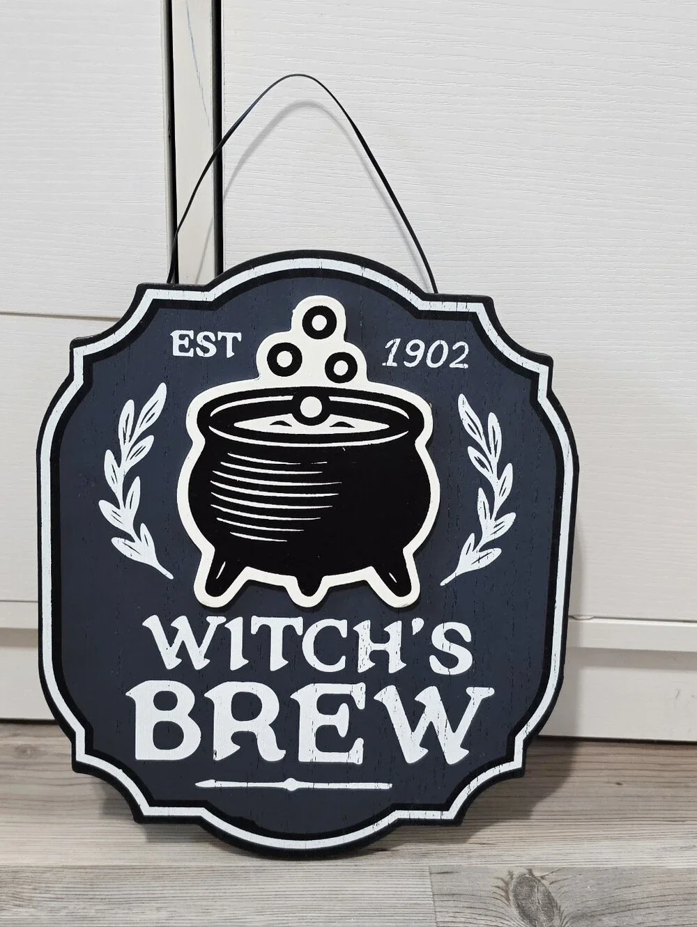 Target Bullseye Playground Halloween 2026 Wooden Sign - Witch's Brew